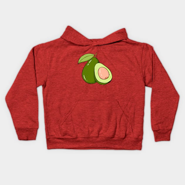 Avocado Kids Hoodie by Mako Design 